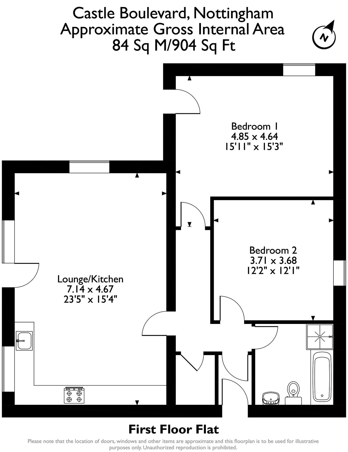 2 bed flat for sale in Park Rock, Castle Boulevard, Nottingham NG7 Zoopla