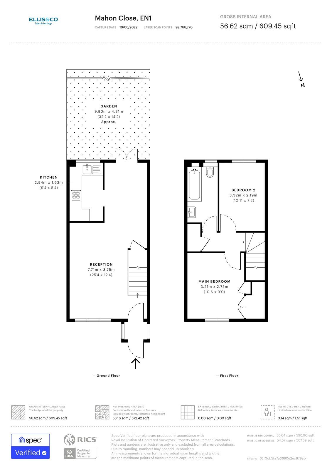 2 bed terraced house for sale in Mahon Close, Enfield EN1 Zoopla