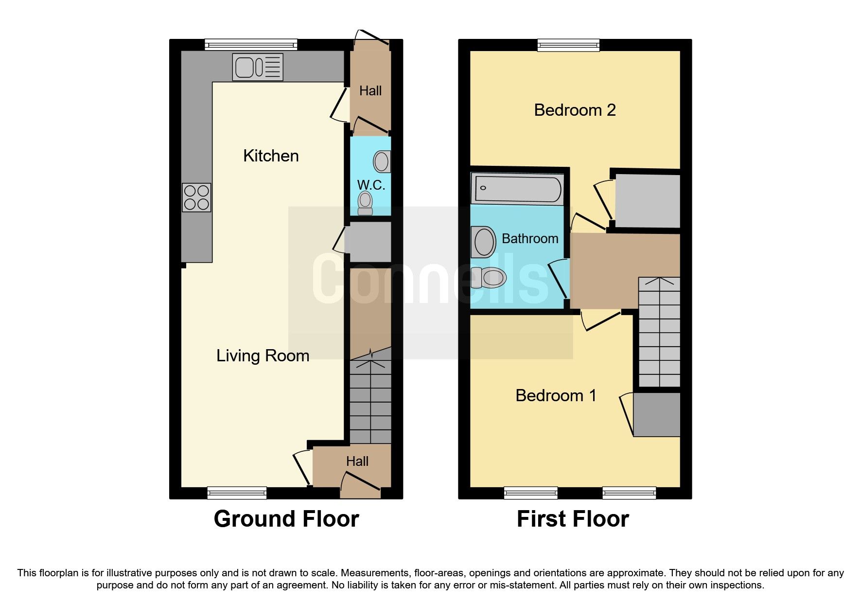 2 bed terraced house for sale in St. Peters Field, Whitestone, Hereford