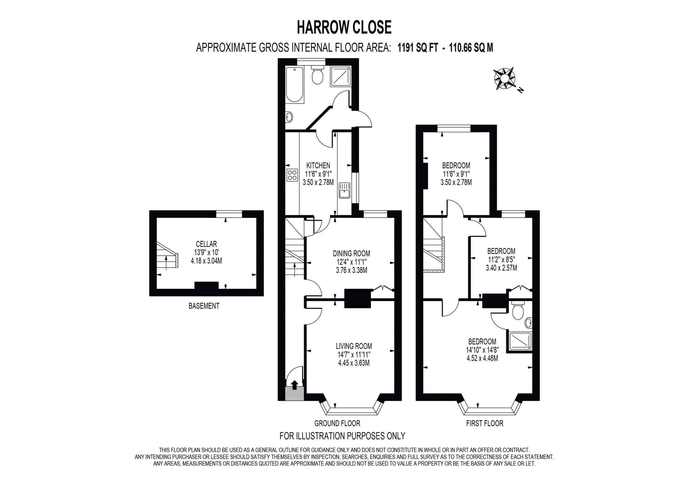 3 bed terraced house for sale in Harrow Close, Dorking RH4 Zoopla
