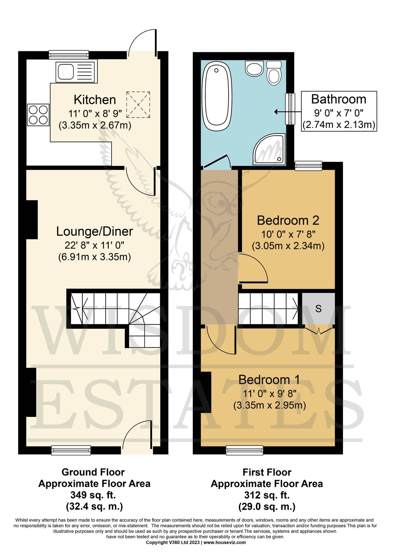 2 bed terraced house for sale in Powder Mill Lane, Dartford, Kent DA1