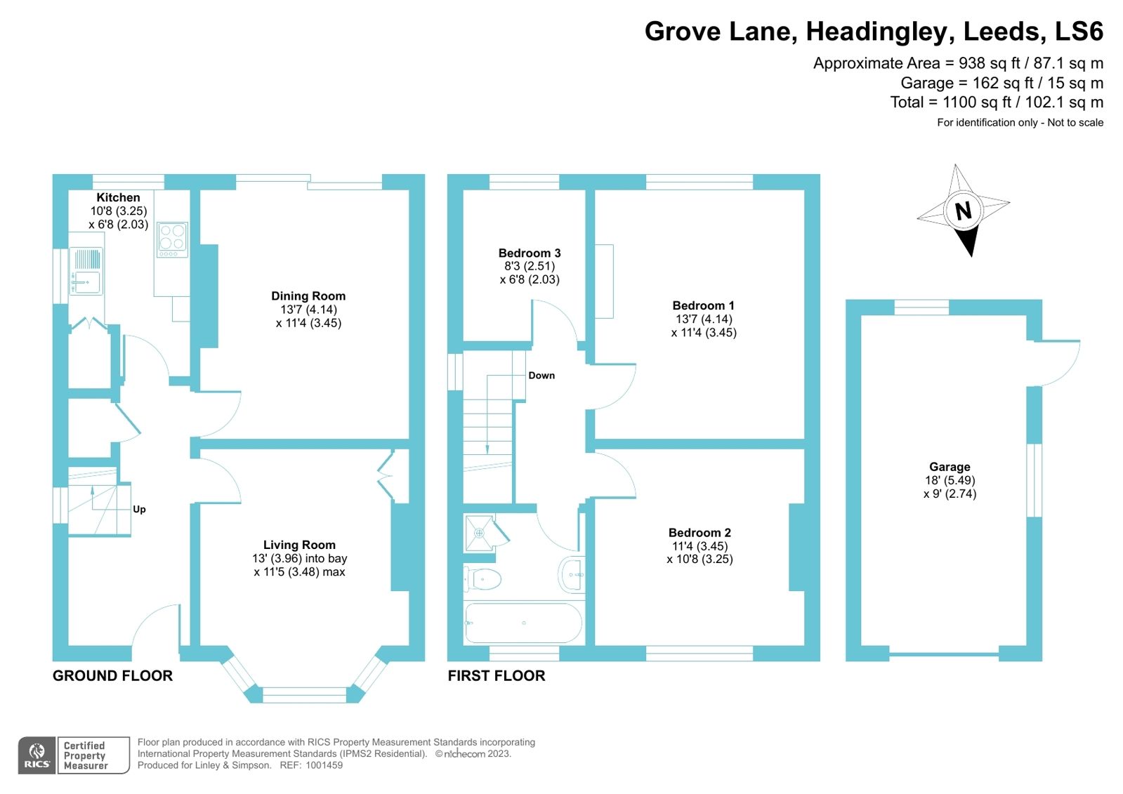 3 bed semidetached house for sale in Grove Lane, Headingley, Leeds LS6