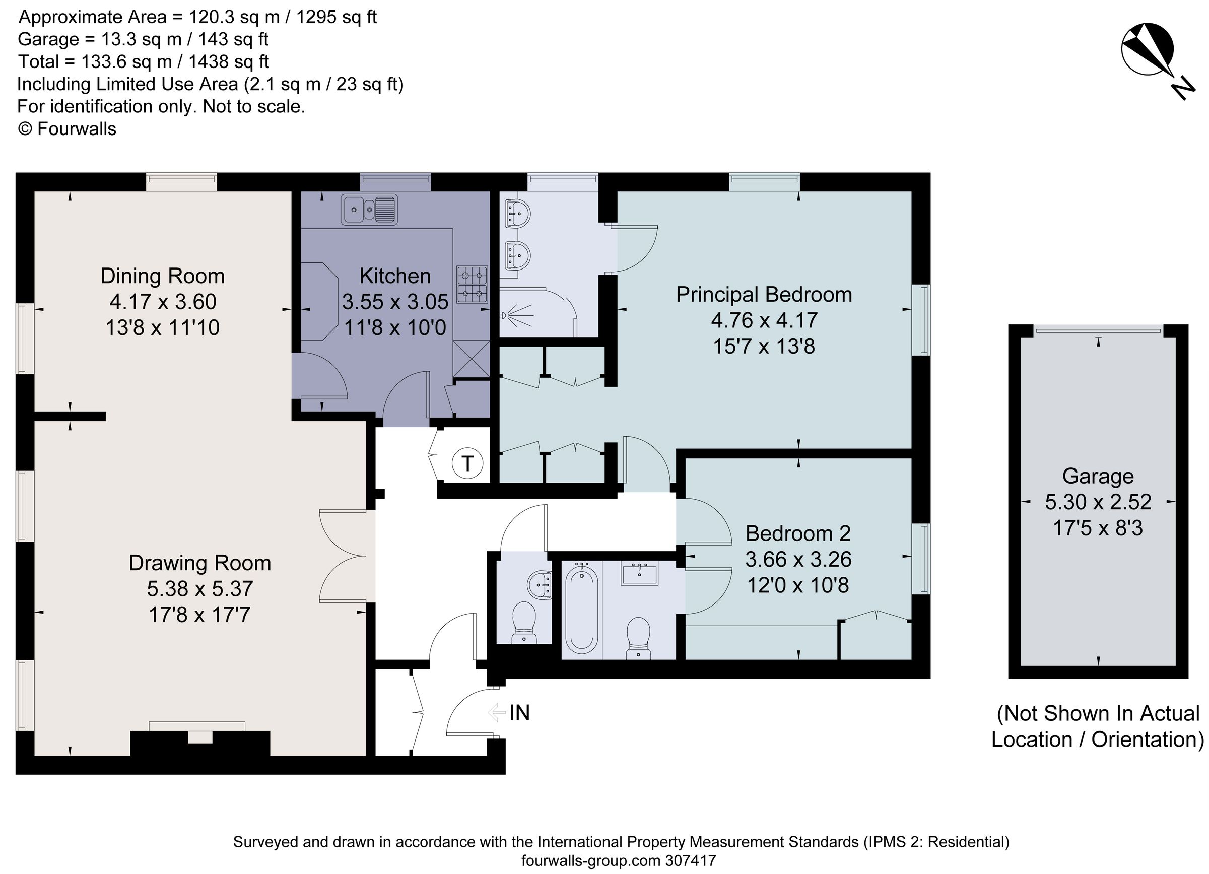 2 bed flat for sale in Richmond House, Hillside Park, Sunningdale