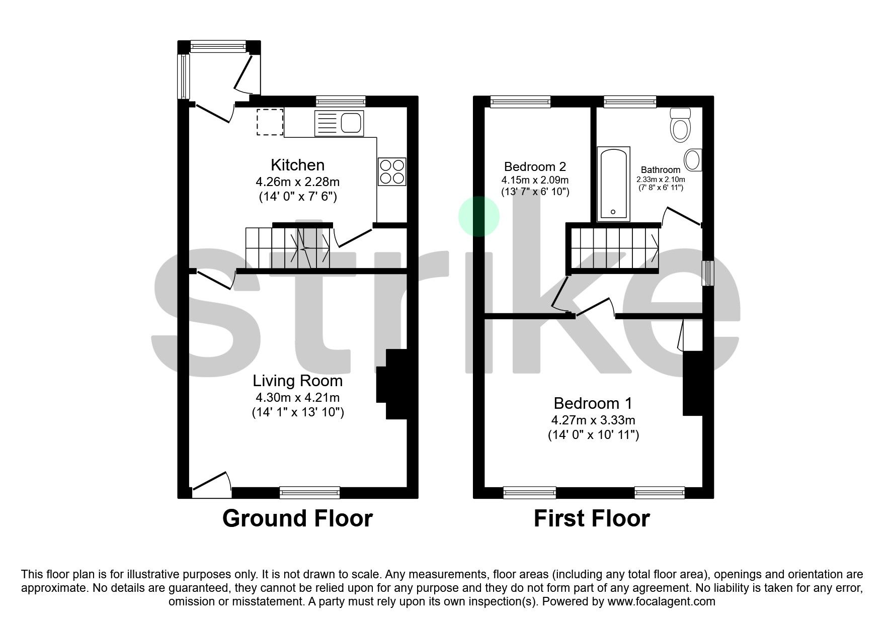 2 bed terraced house for sale in Grove Street, Slaithwaite