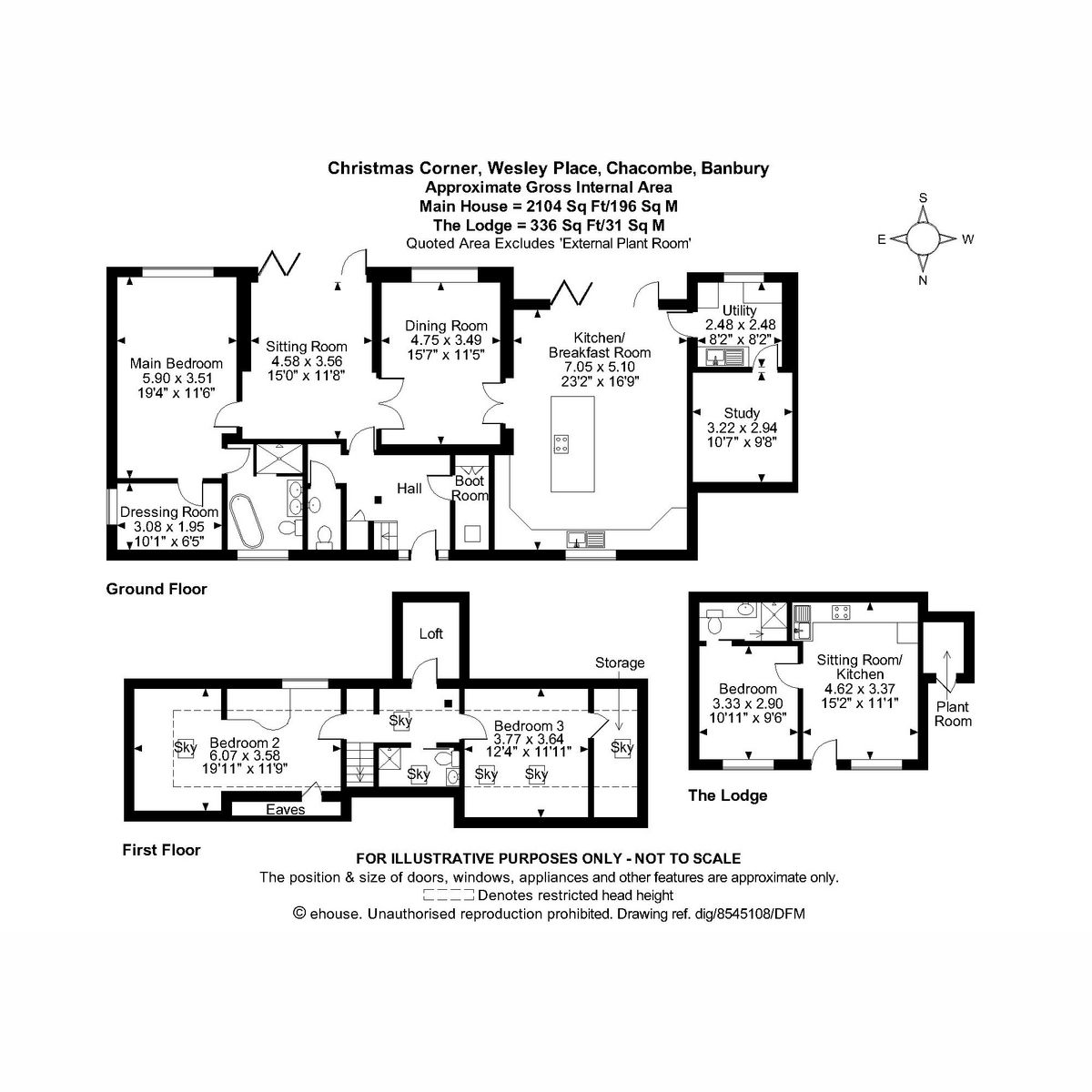 3 bed detached house for sale in Wesley Place, Banbury