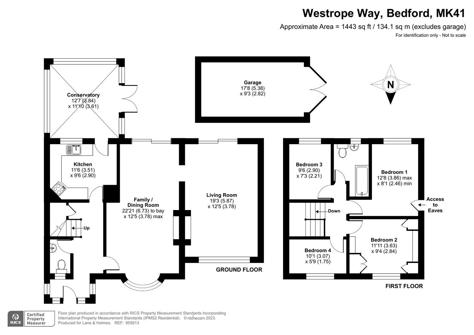 4 bed detached house for sale in Westrope Way, Bedford MK41 Zoopla
