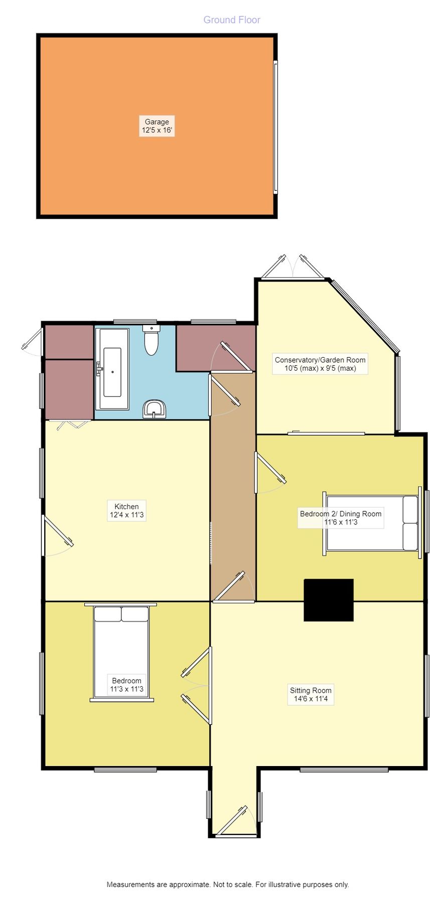 2 bed bungalow for sale in Eastbourne Road, Polegate, East Sussex BN26