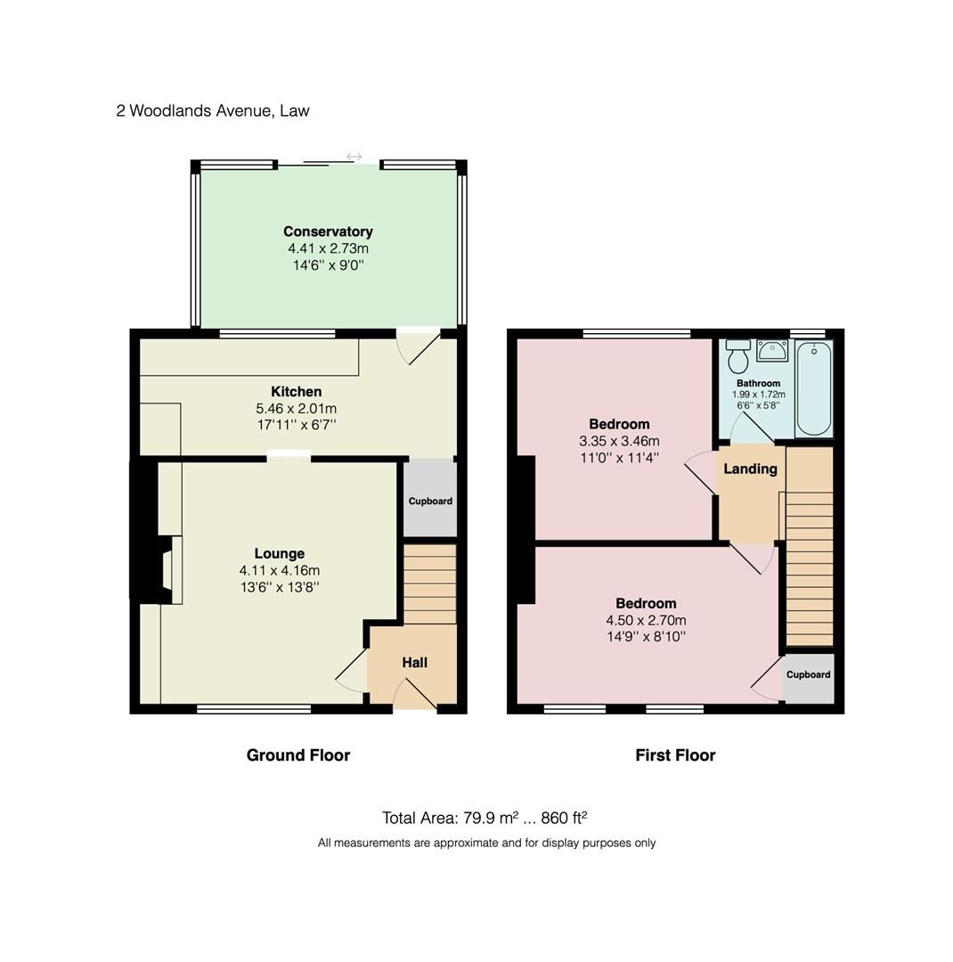 2 bed property for sale in Woodlands Avenue, Law, Carluke ML8 Zoopla
