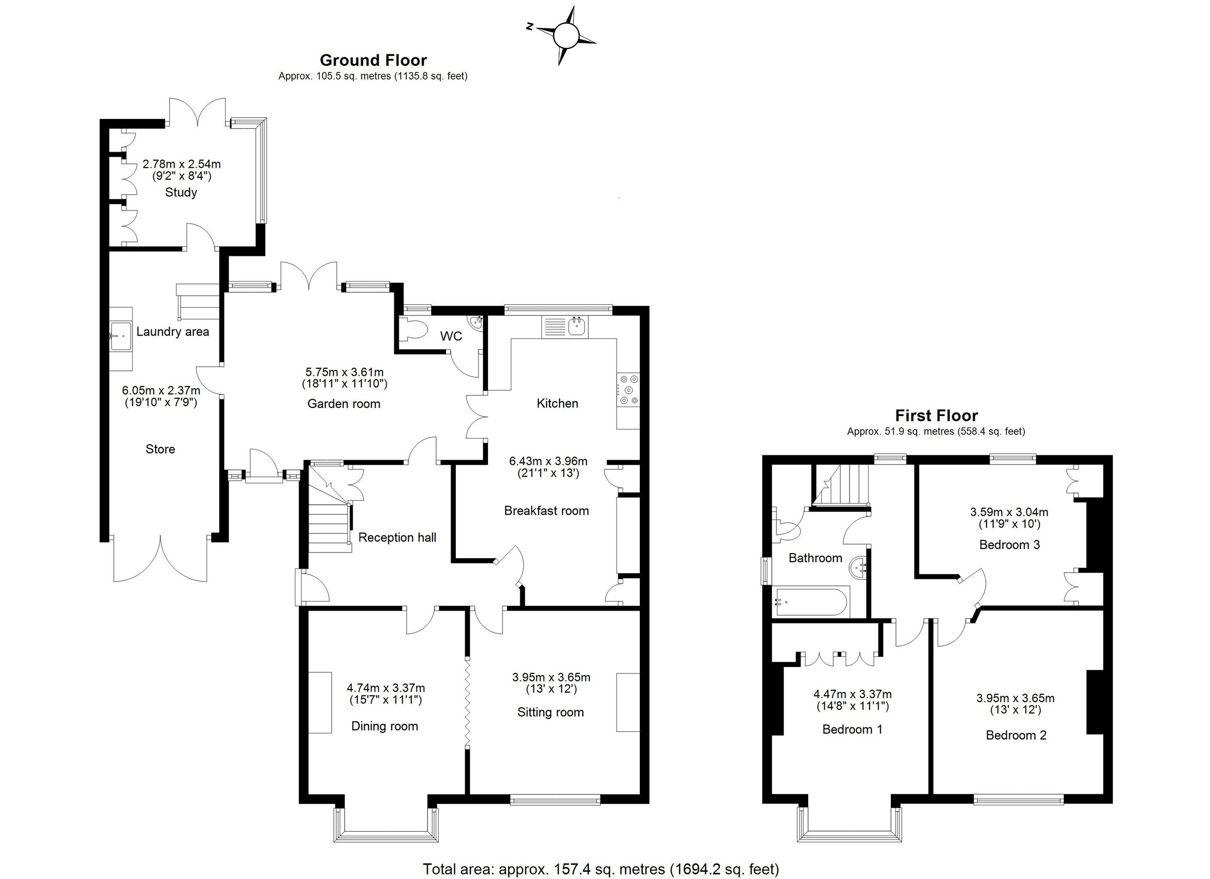 3 bed semidetached house for sale in Pondcroft Road, Knebworth