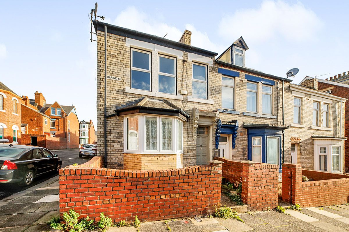 3 bed end terrace house for sale in Baring Street, South Shields, Tyne