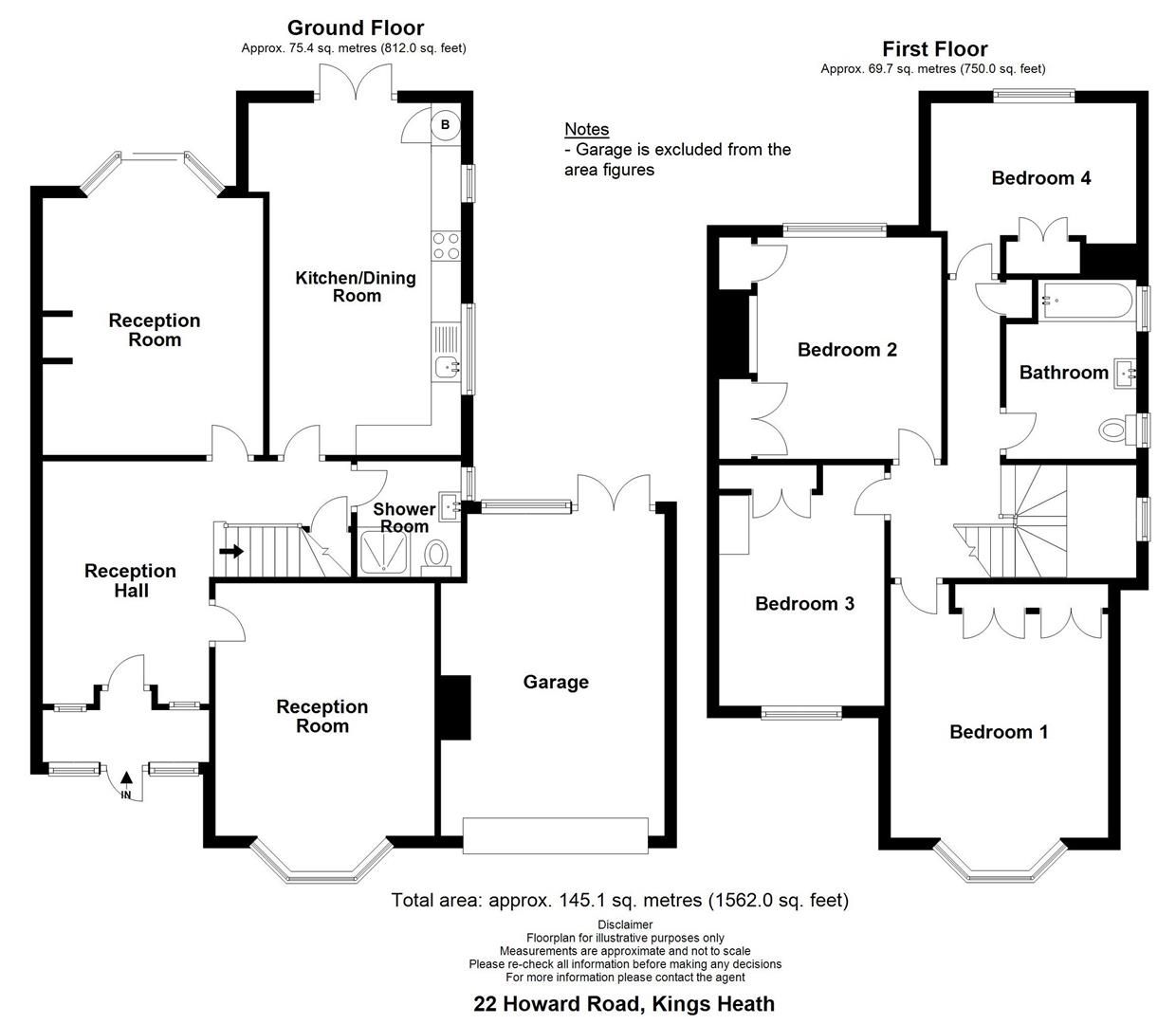 4 bed semidetached house for sale in Howard Road, Kings Heath