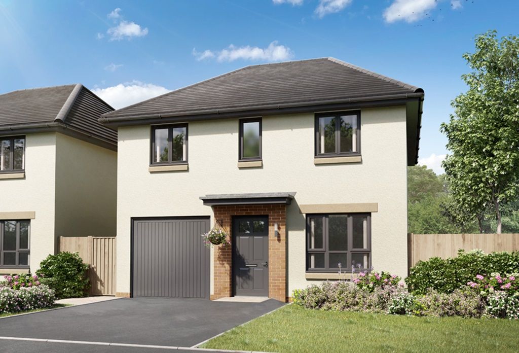 New home, 4 bed detached house for sale in "Glamis" at Bannerman Cruick