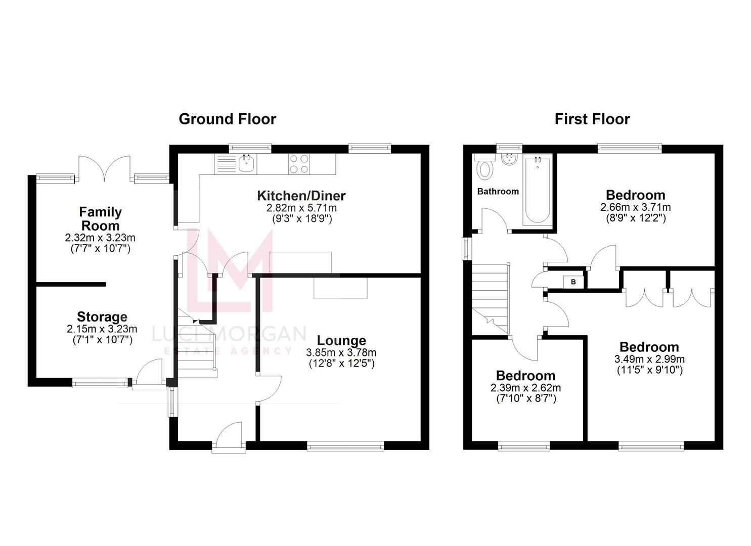 3 bed semidetached house for sale in Underwood Road,