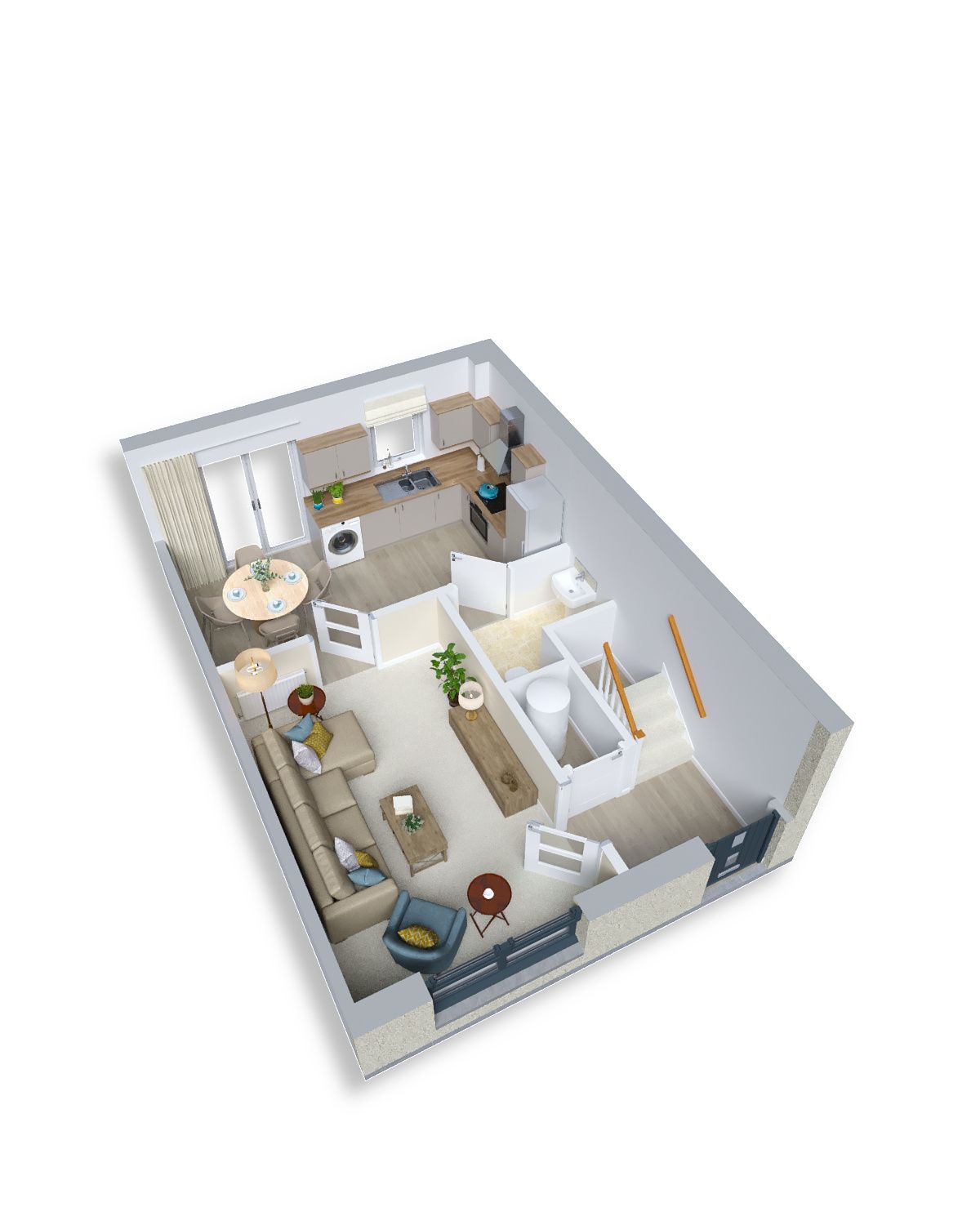 New home, 3 bed semidetached house for sale in "Elder" at Bynack More