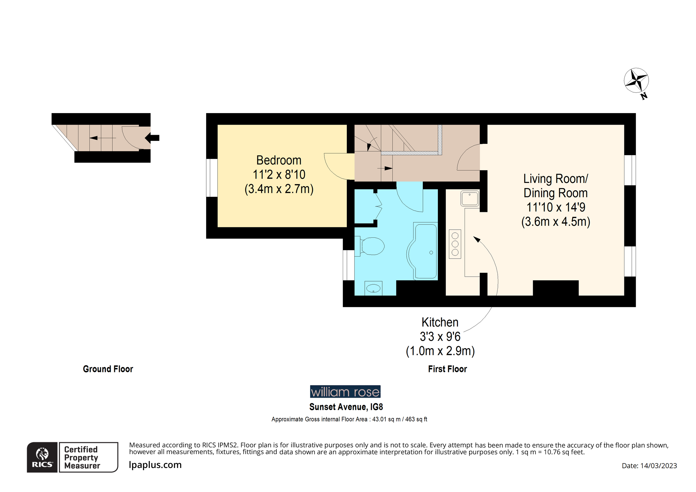 1 bed flat to rent in Sunset Avenue, Woodford Green IG8 Zoopla