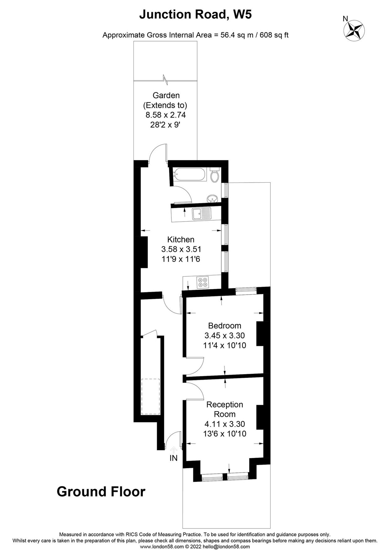 1 bed flat for sale in Junction Road, Ealing W5 Zoopla