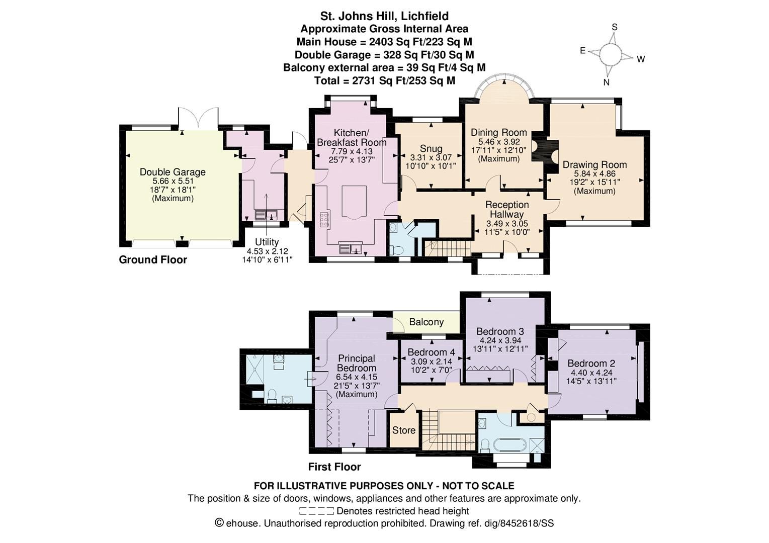 4 bed detached house to rent in St. Johns Hill, Shenstone, Lichfield