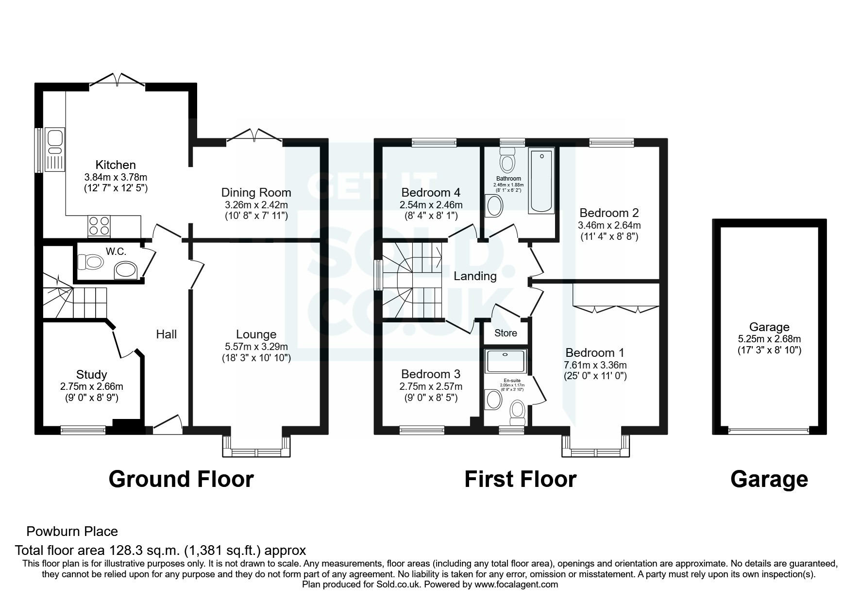 4 bed detached house for sale in Powburn Place, Ashington