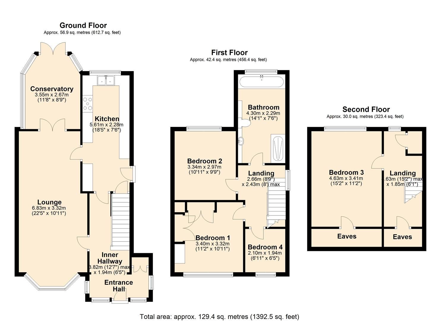 4 bed semidetached house for sale in Lowther Drive, Swillington, Leeds