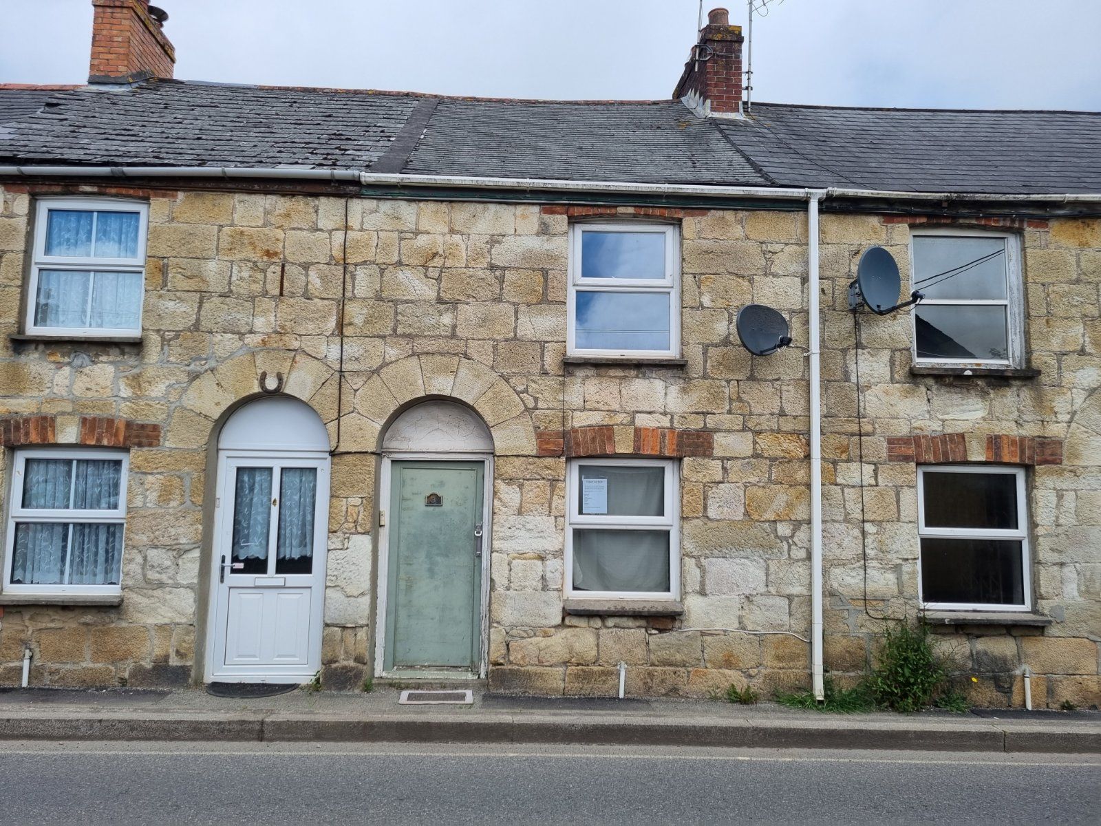 1 bed terraced house for sale in Fore Street, Sticker, St. Austell