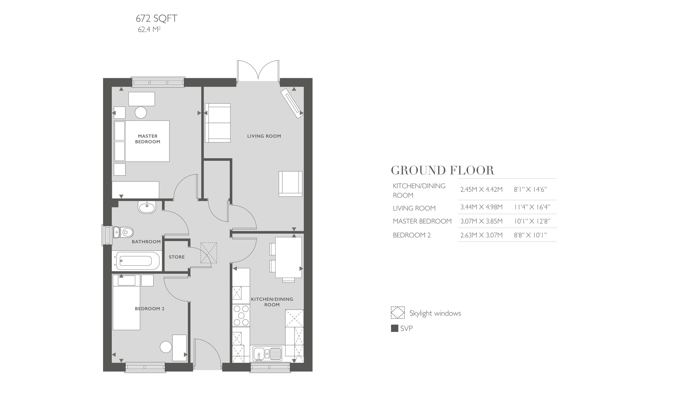 New home, 2 bed detached bungalow for sale in East Road, Featherstone