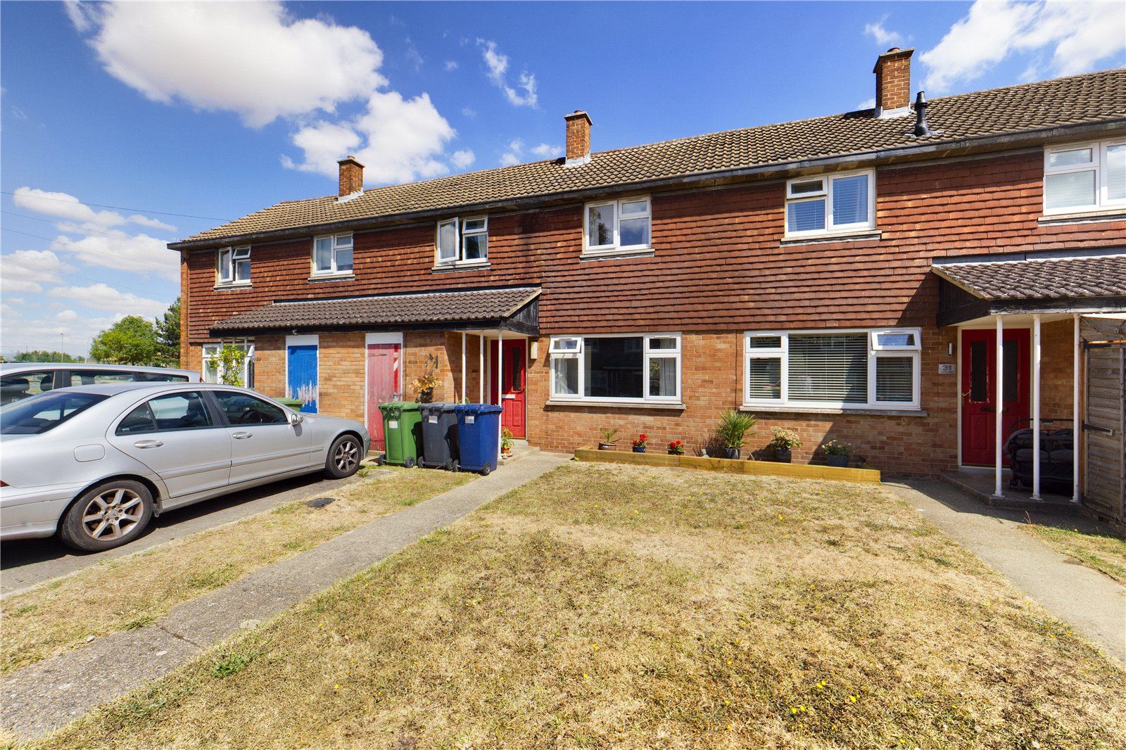 2 bed terraced house for sale in Durham Way, Wyton, Huntingdon