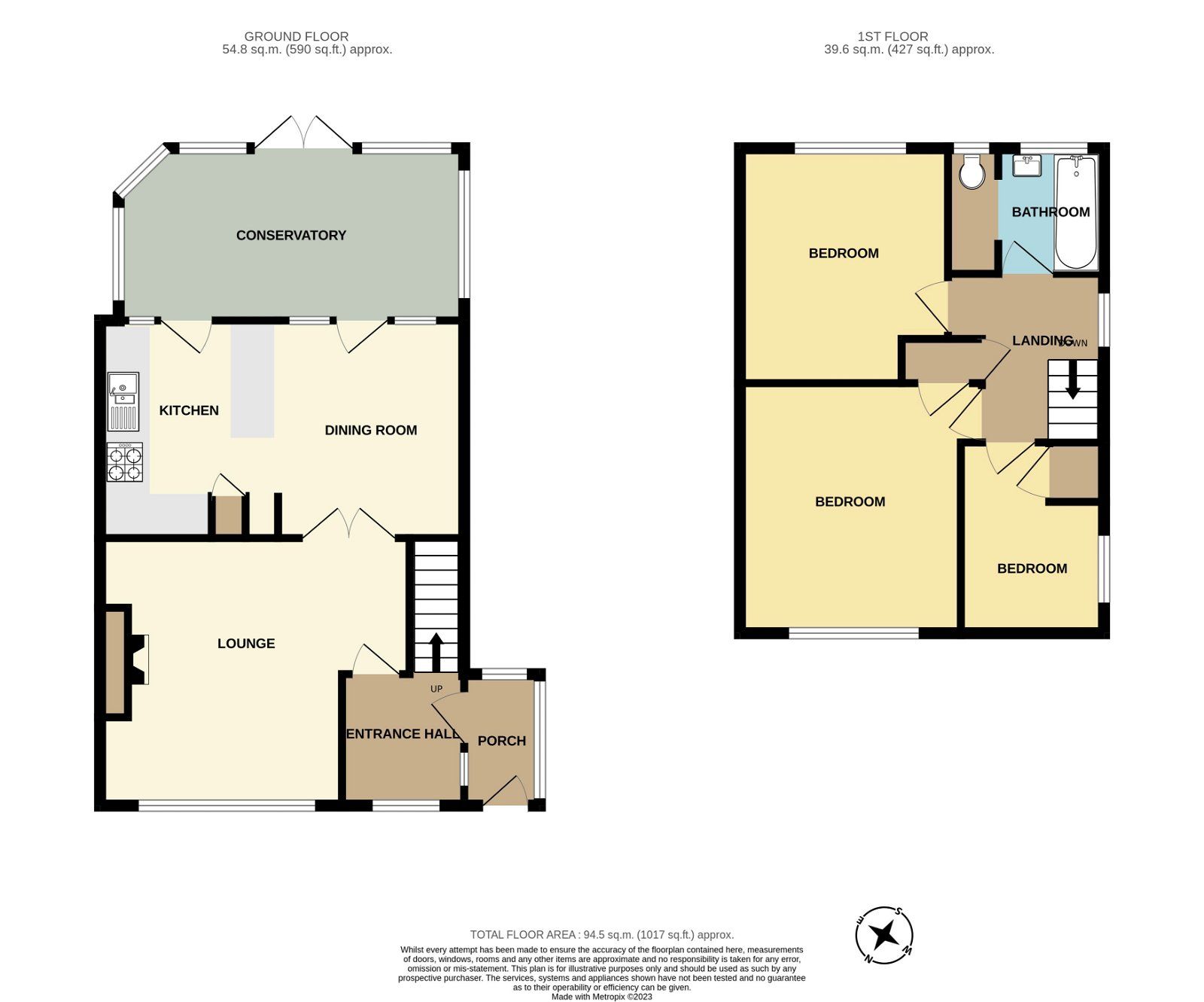 3 bed detached house for sale in Roselands Drive, Roselands, Paignton