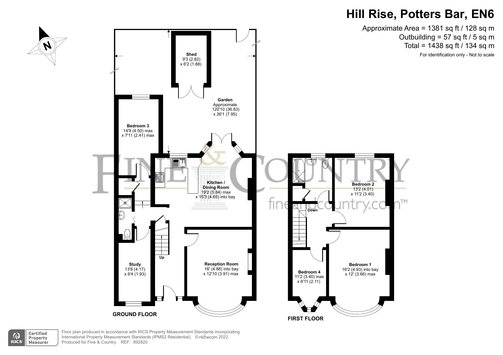 5 bed semidetached house for sale in Hill Rise, Potters Bar EN6 Zoopla
