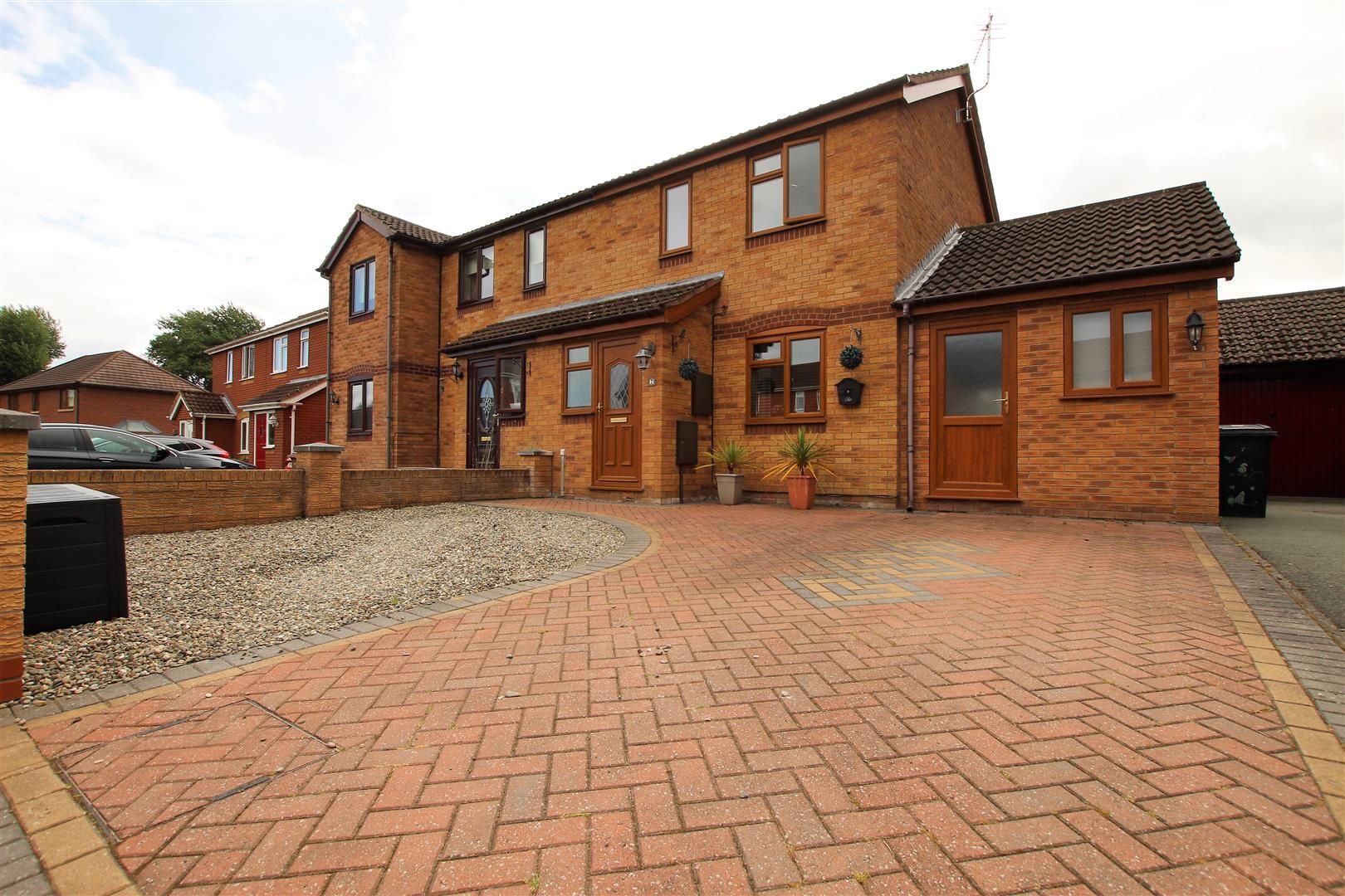 2 bed semidetached house for sale in Meadow Drive, Gobowen, Oswestry