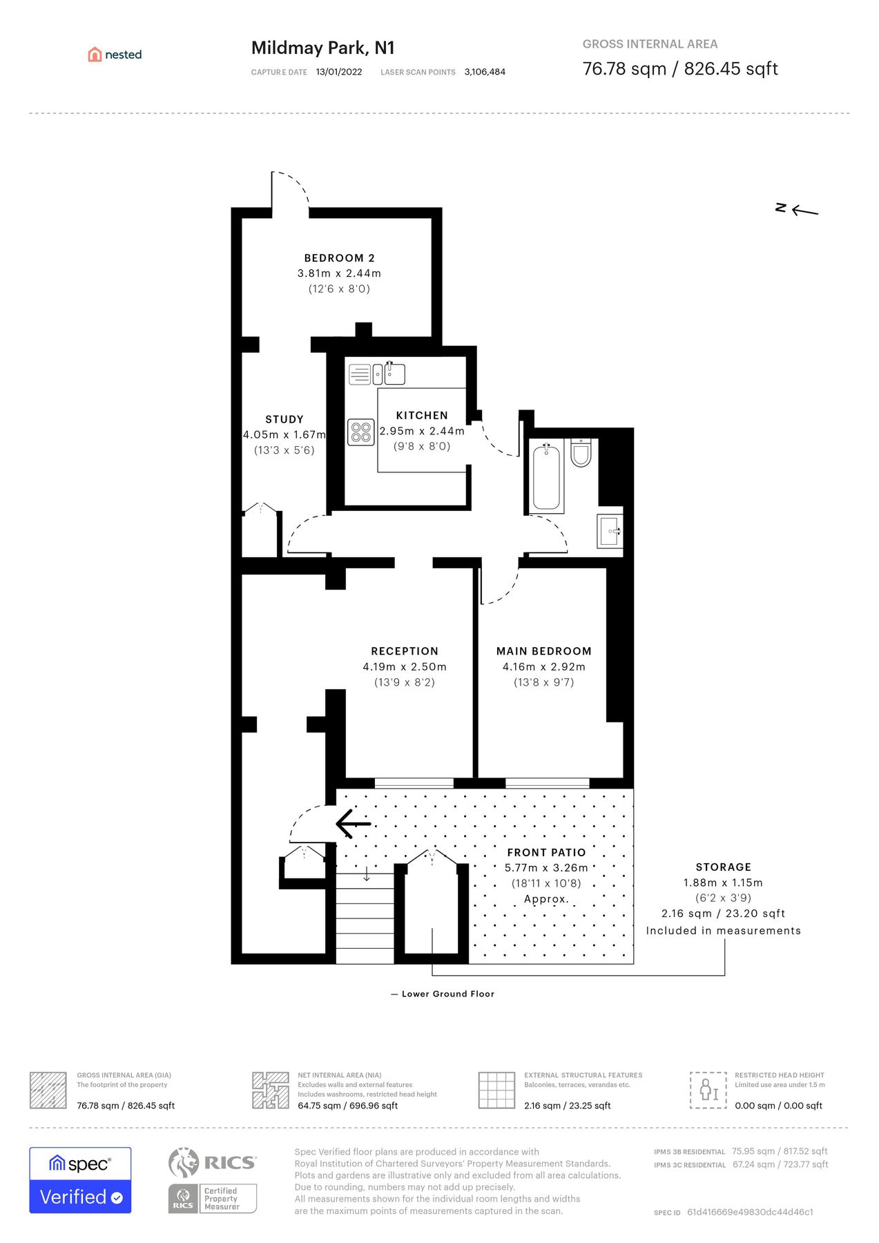 2 bed flat for sale in Mildmay Park, Newington Green, London N1 Zoopla