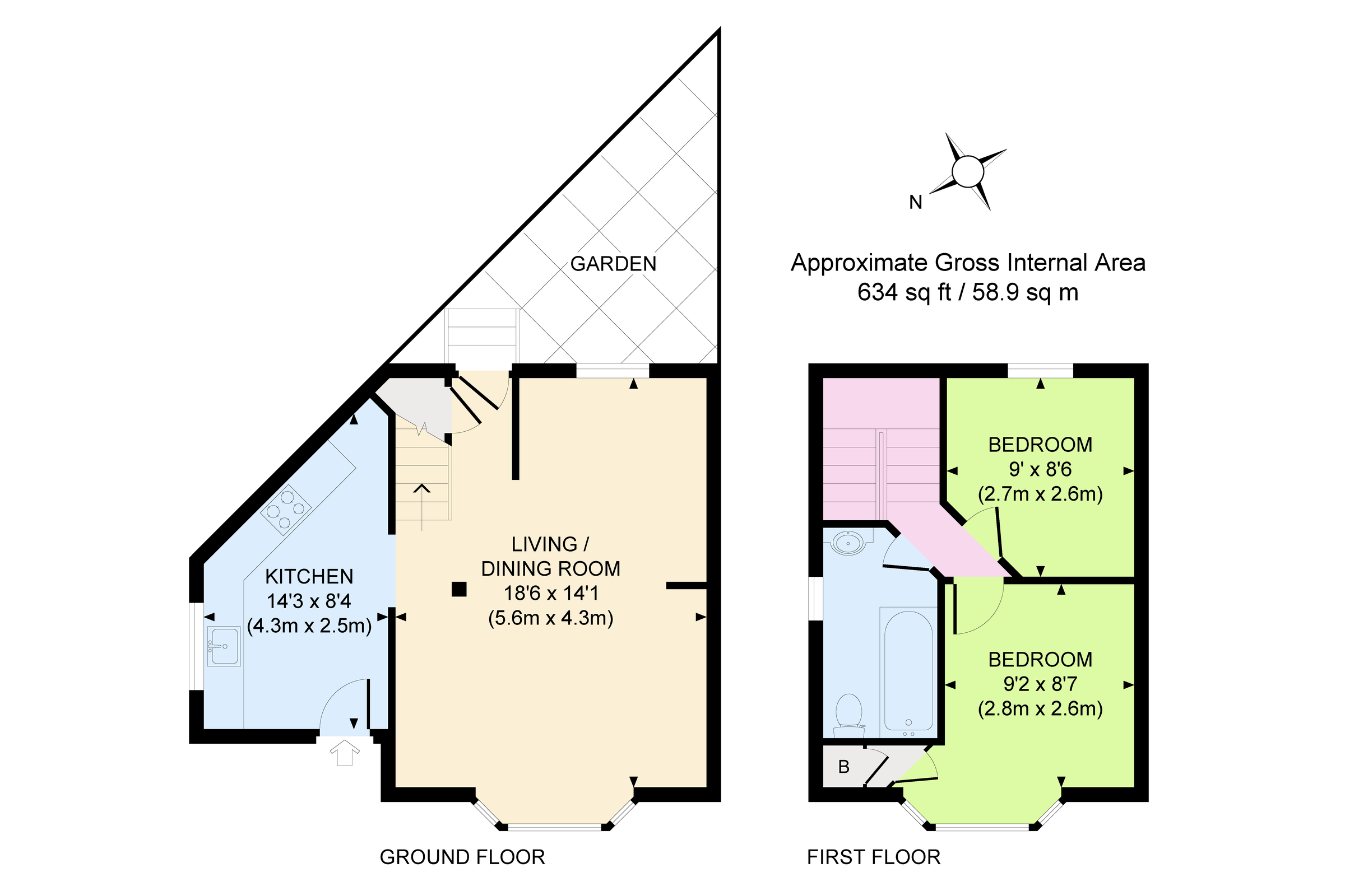 2 bed end terrace house for sale in Luther Street, Brighton BN2 Zoopla