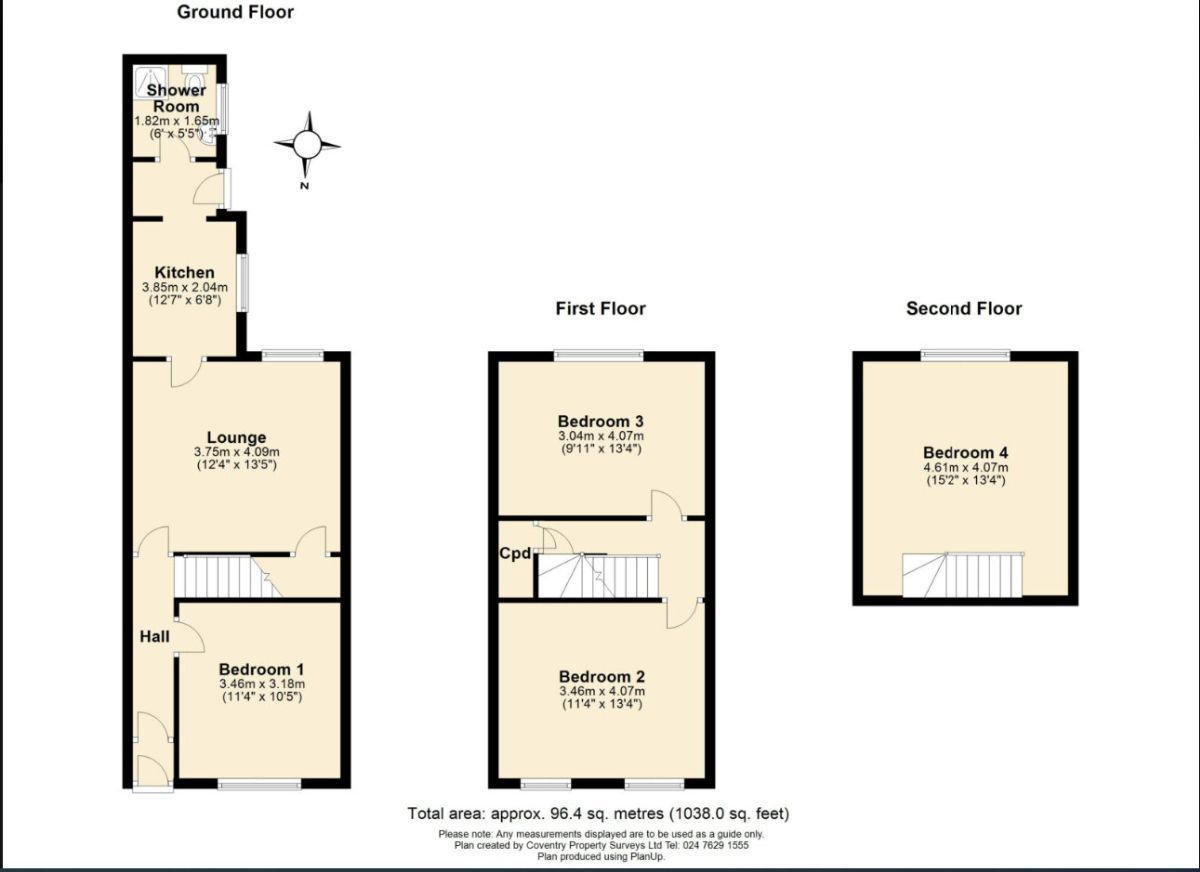 4 bed terraced house for sale in Broomfield Road, Earlsdon, Coventry