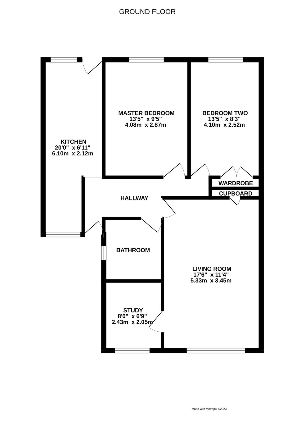 2 bed bungalow to rent in Connaught Road, Aldershot, Hampshire GU12