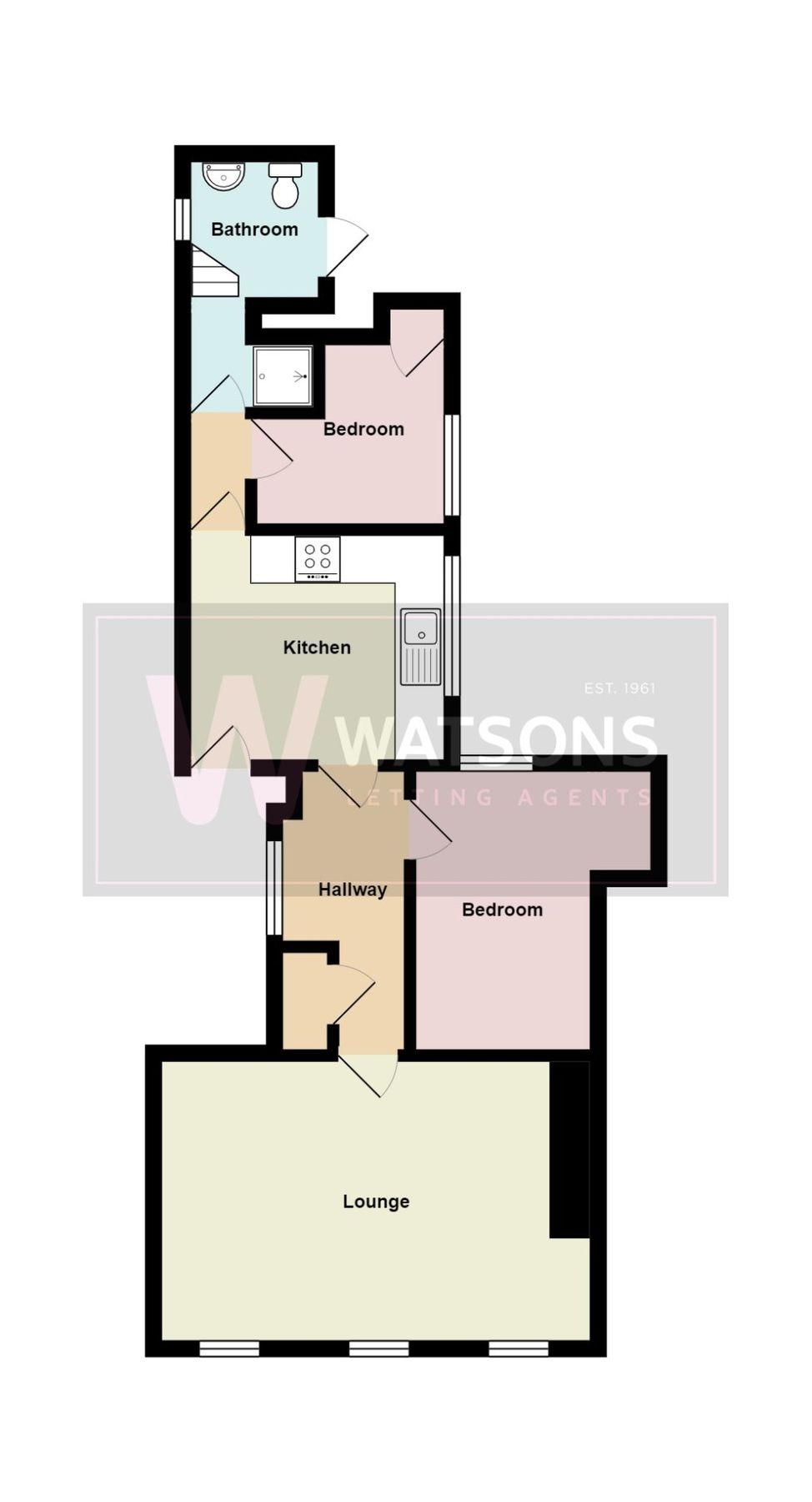 2 bed flat to rent in High Street, Leighton Buzzard, Bedfordshire LU7