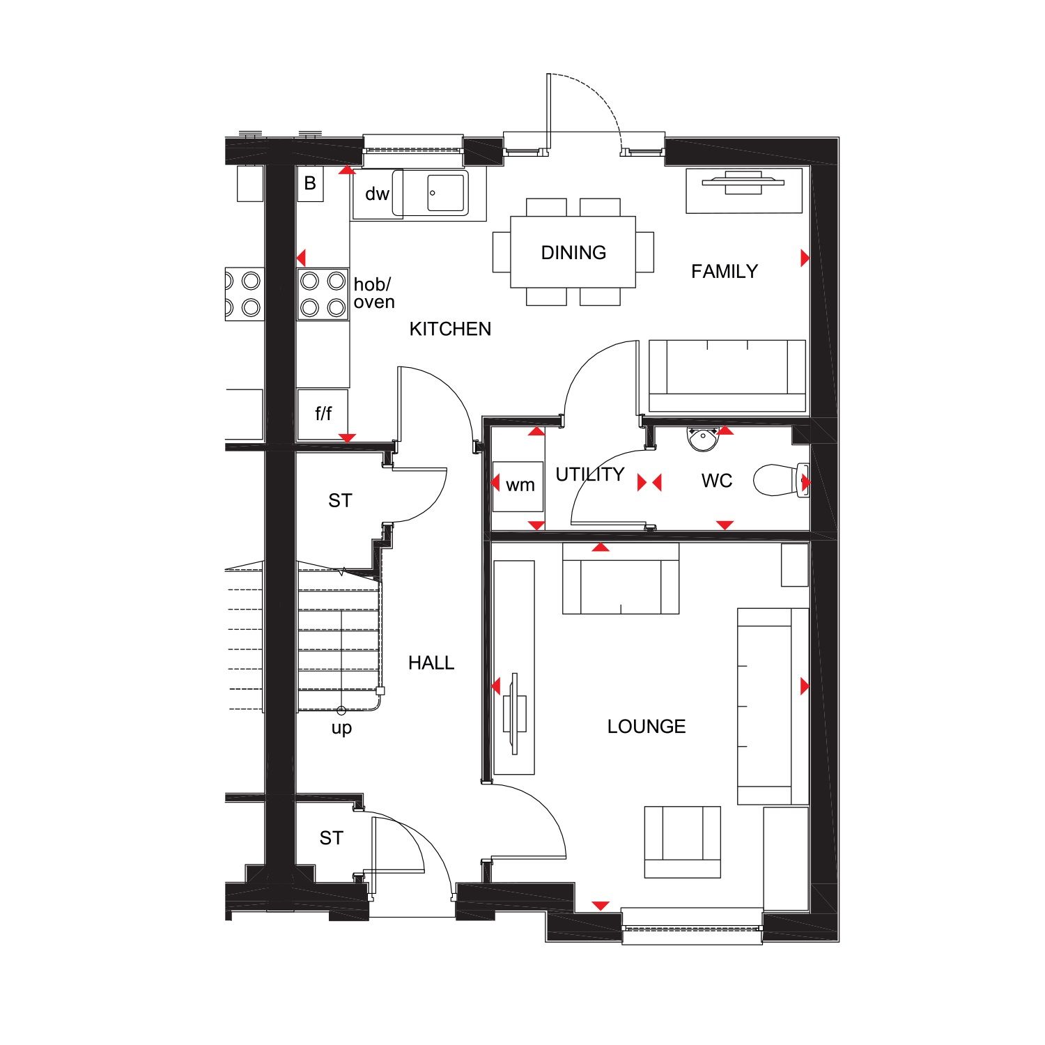 New home, 3 bed detached house for sale in "Craigend" at Ayton Park