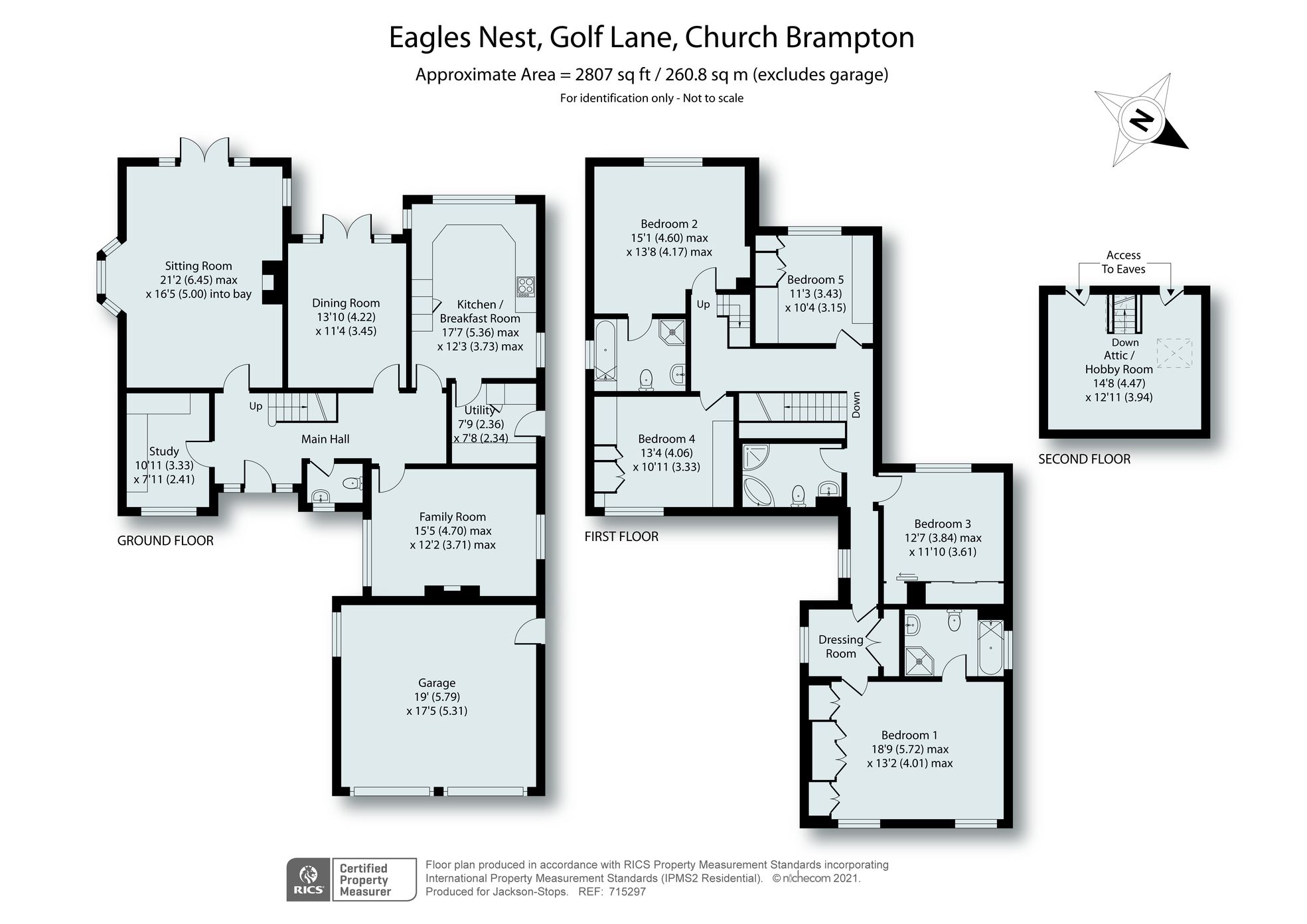 5 bed detached house for sale in Golf Lane, Church Brampton