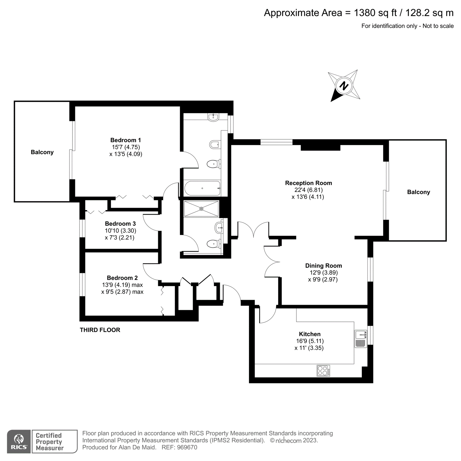 3 bed flat for sale in Park Road, Beckenham BR3 Zoopla