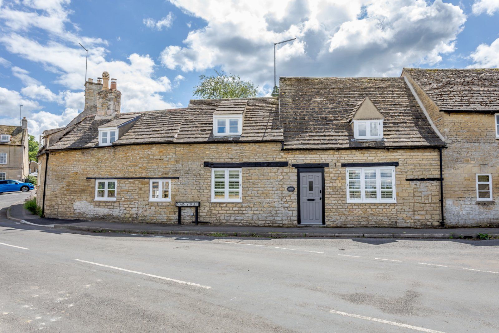 3 bed terraced house for sale in The Square, Barnack, Stamford