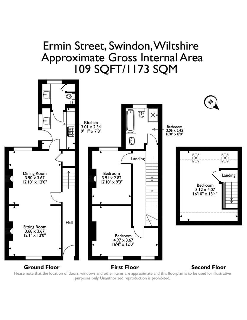 3 bed semidetached house for sale in Ermin Street, Stratton St