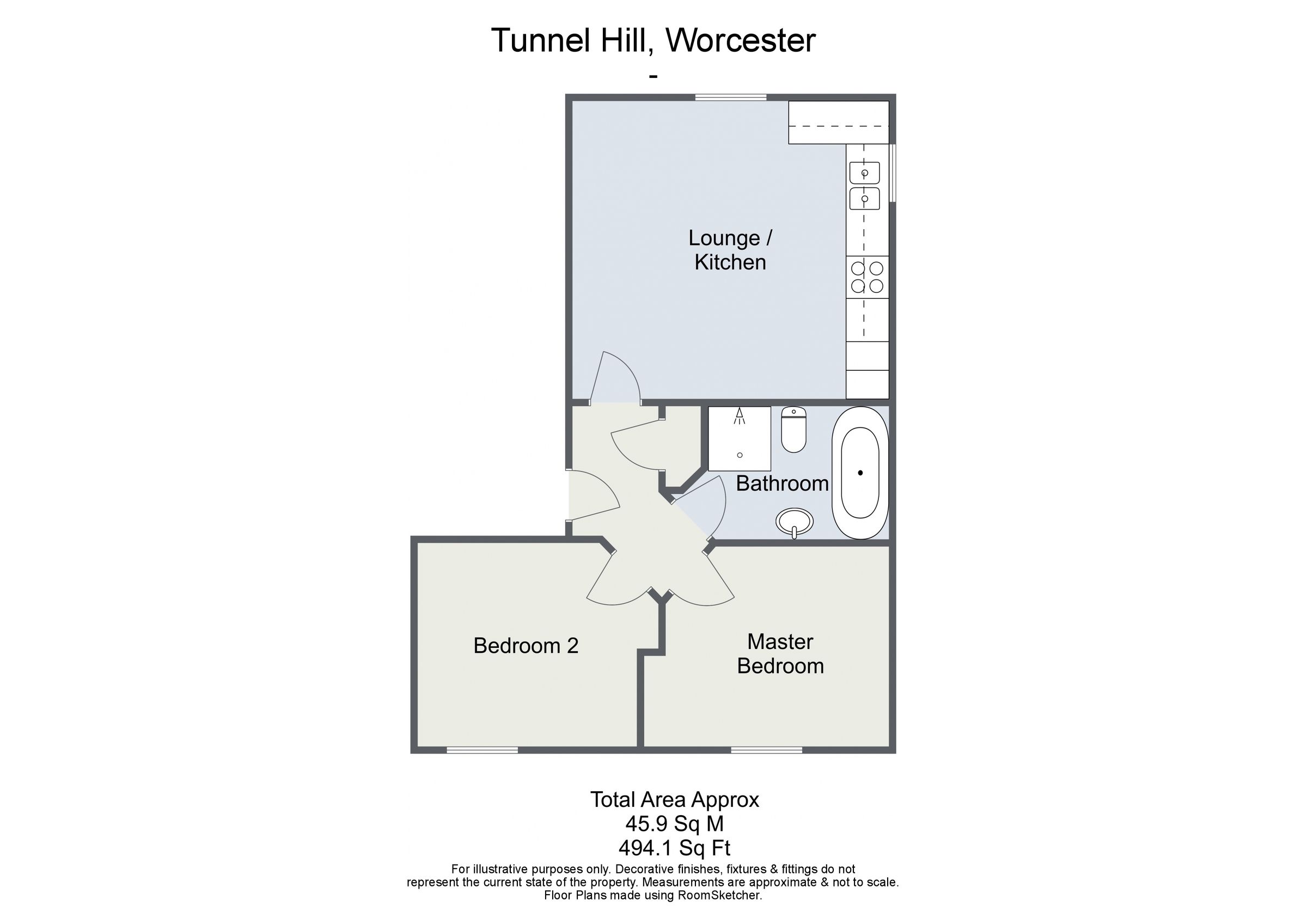 2 bed flat for sale in Tunnel Hill, Worcester WR4 Zoopla