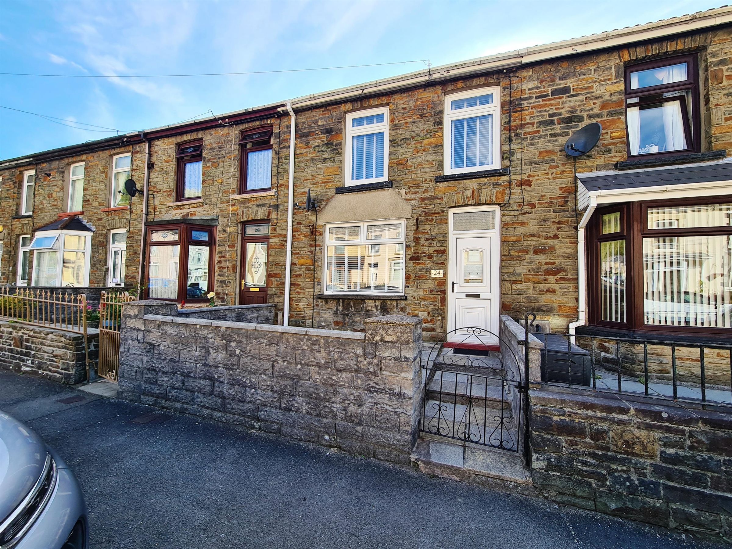 3 bed terraced house for sale in Oakfield Terrace, Nantymoel, Bridgend