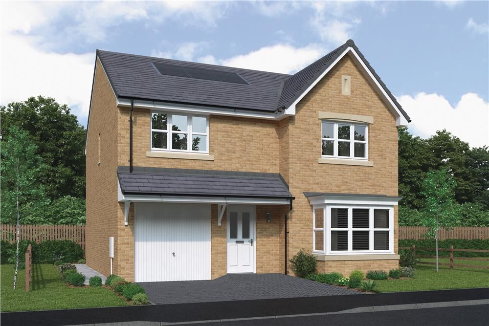 New home, 4 bed detached house for sale in "Hartwood" at Penzance Way