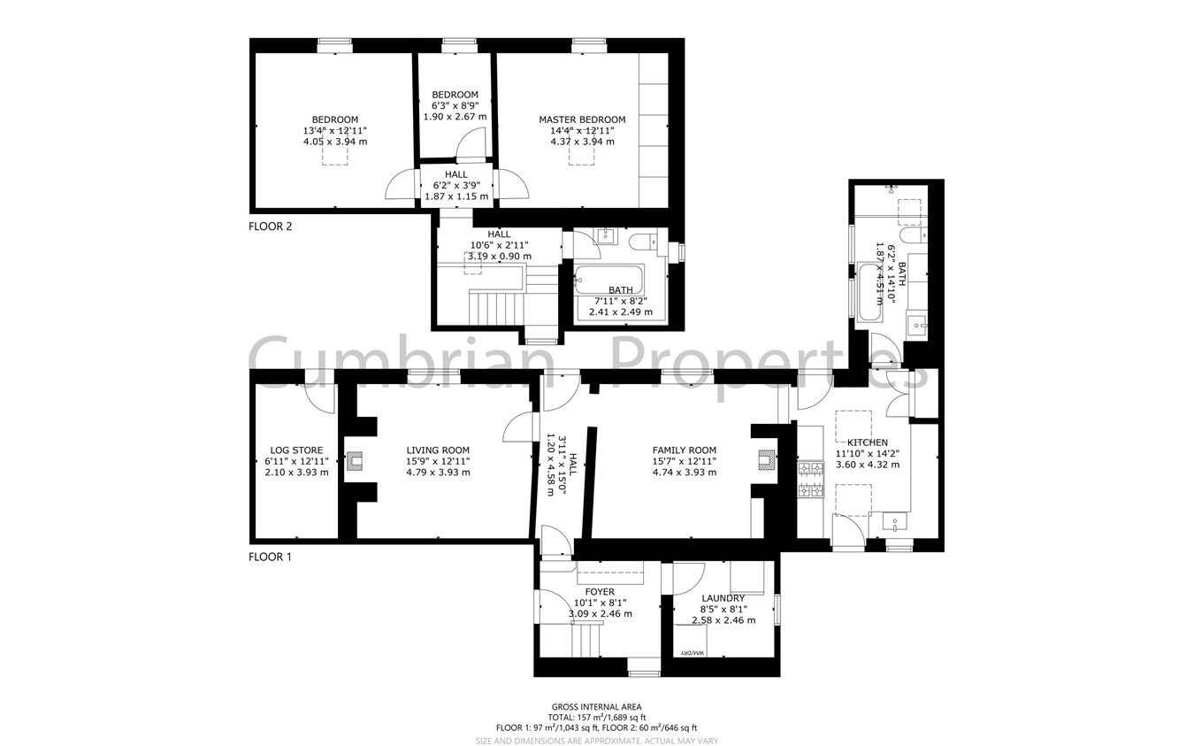 3 bed detached house for sale in Long Marton, ApplebyInWestmorland