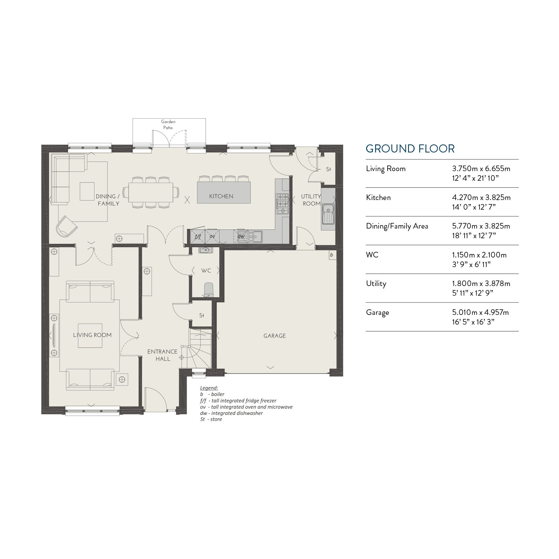 New home, 5 bed detached house for sale in "Strathearn" at Baroque