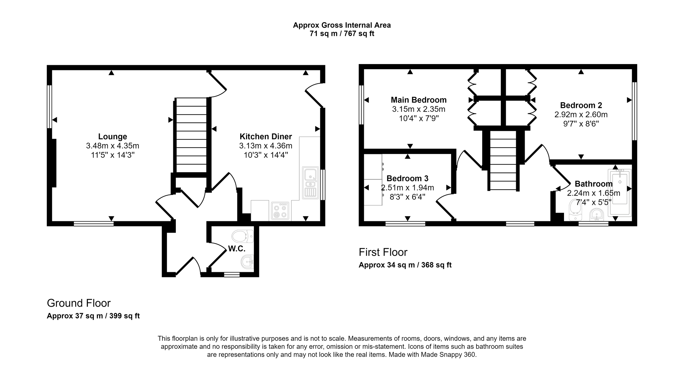 3 bed semidetached house for sale in Anvil Court, Pity Me, Durham DH1