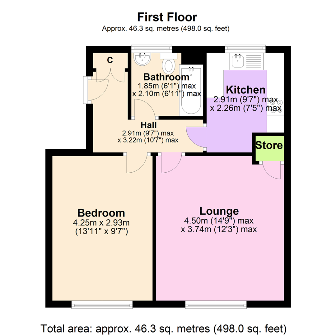 1 bed flat to rent in Rose Ash Lane, Bestwood, Nottingham NG5 Zoopla