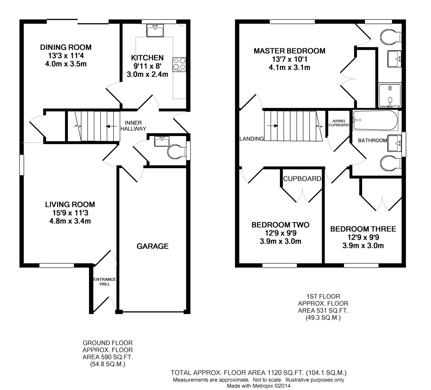3 bed detached house to rent in Arne Close, Reading Road, Winnersh