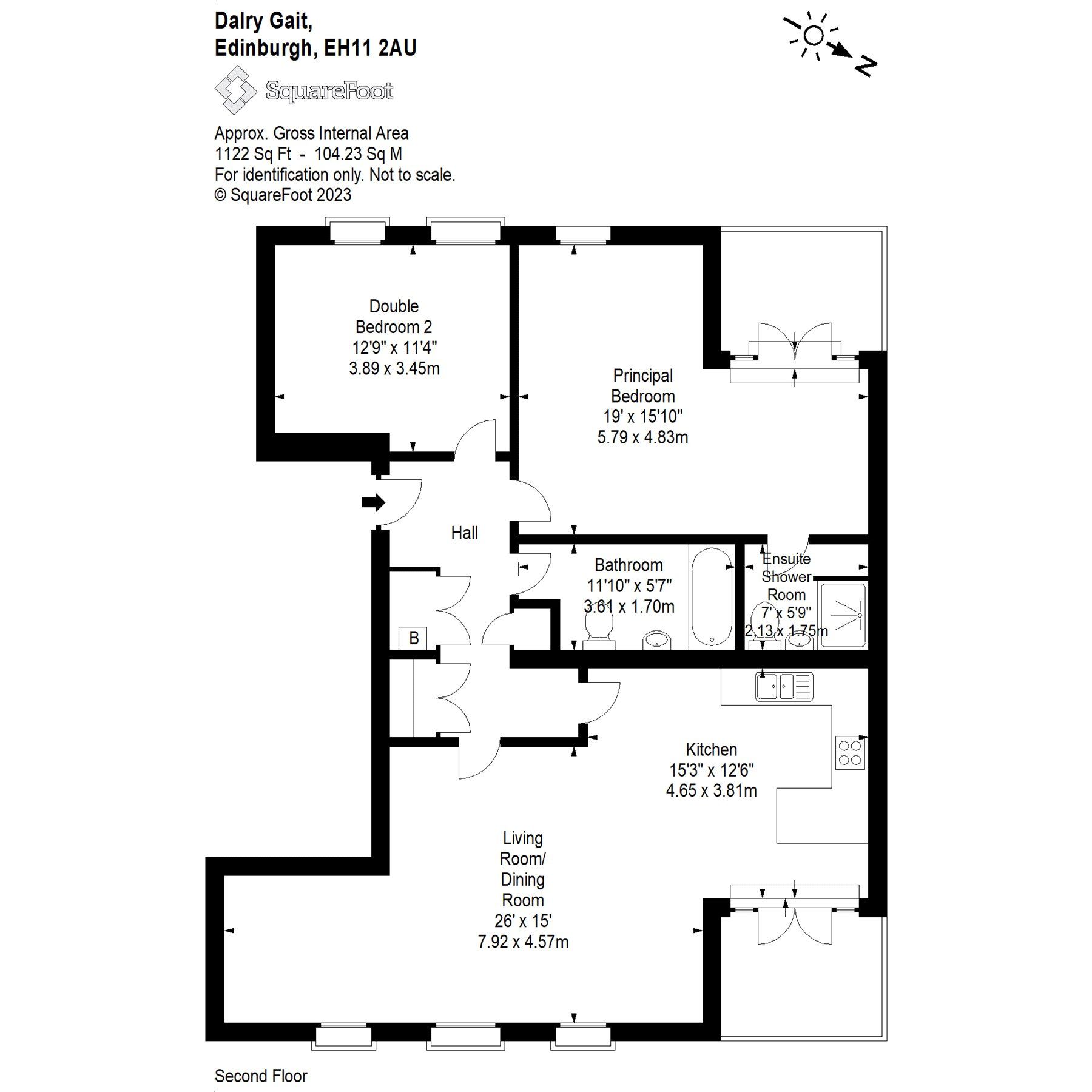 2 bed flat for sale in 1/6, Dalry Gait, Dalry, Edinburgh EH11 Zoopla