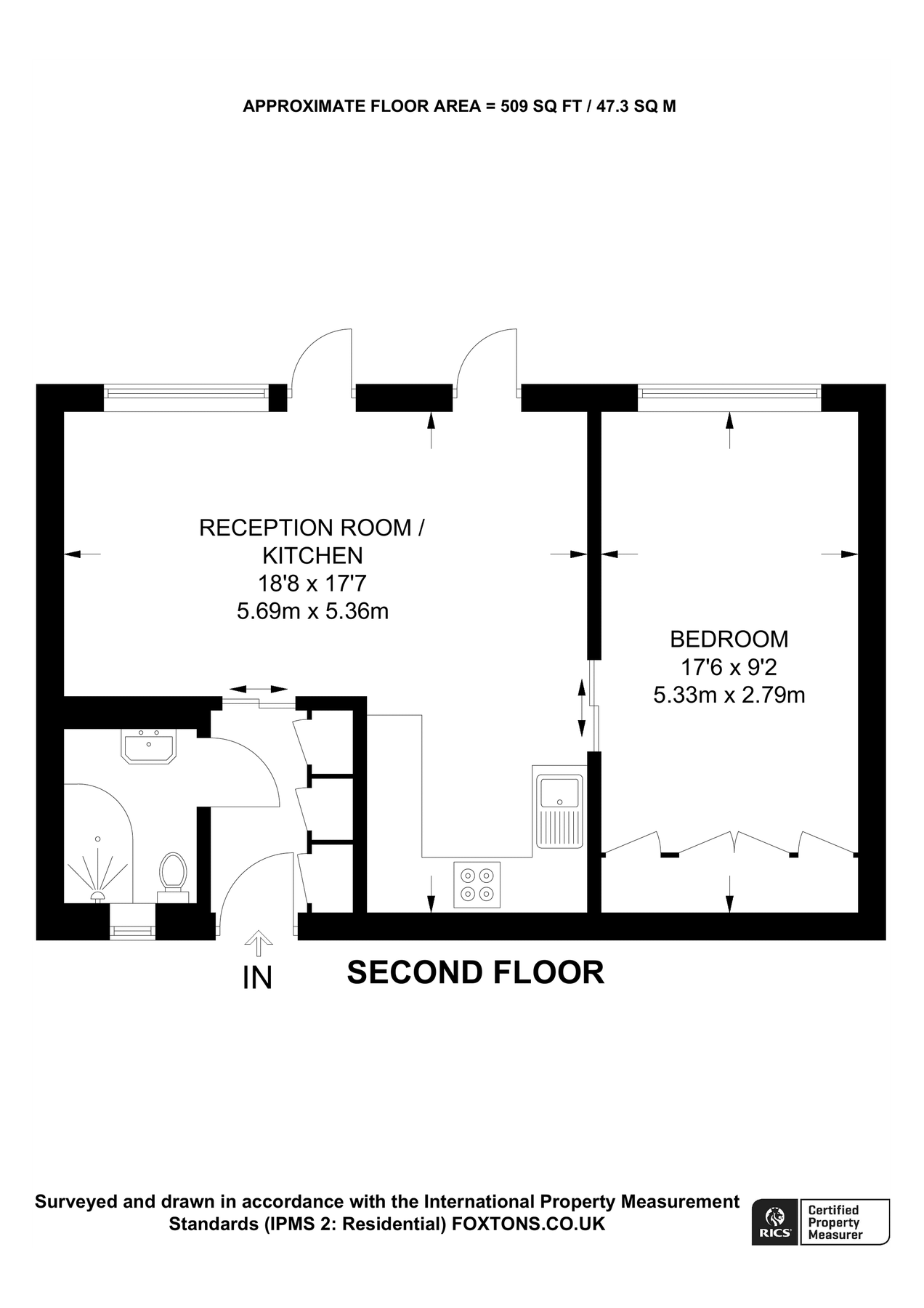 1 bed flat to rent in Clipstone Street, W1, Fitzrovia, London W1W Zoopla