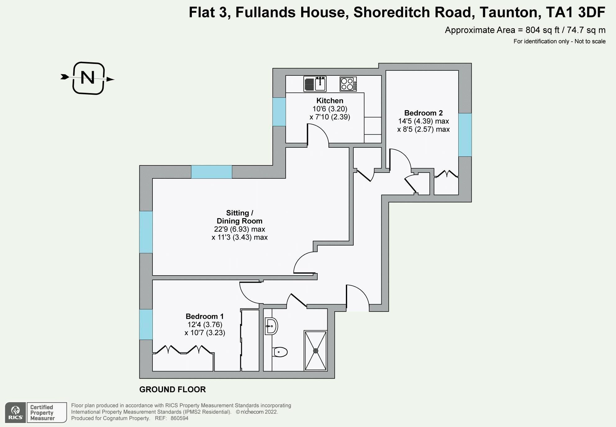 2 bed property for sale in Over 55's Apartment, Shoreditch Road